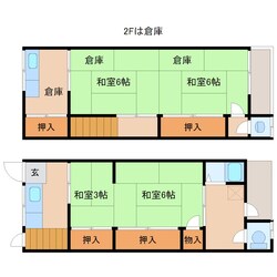 武庫川町2丁目テラスハウス（31-31）の物件間取画像